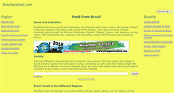 Desktop Screenshot of braziliansfood.com