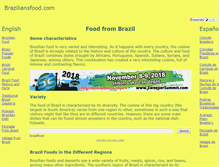 Tablet Screenshot of braziliansfood.com